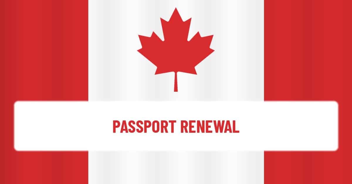 Renewing a Canadian passport from the United States