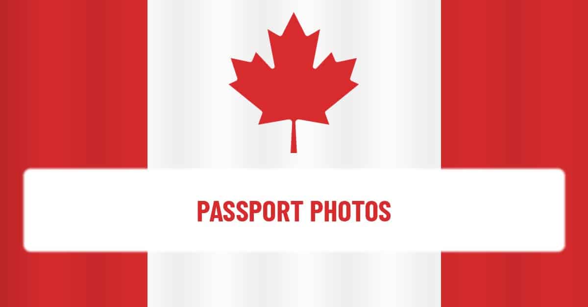 Canadian passport photos taken in the United States