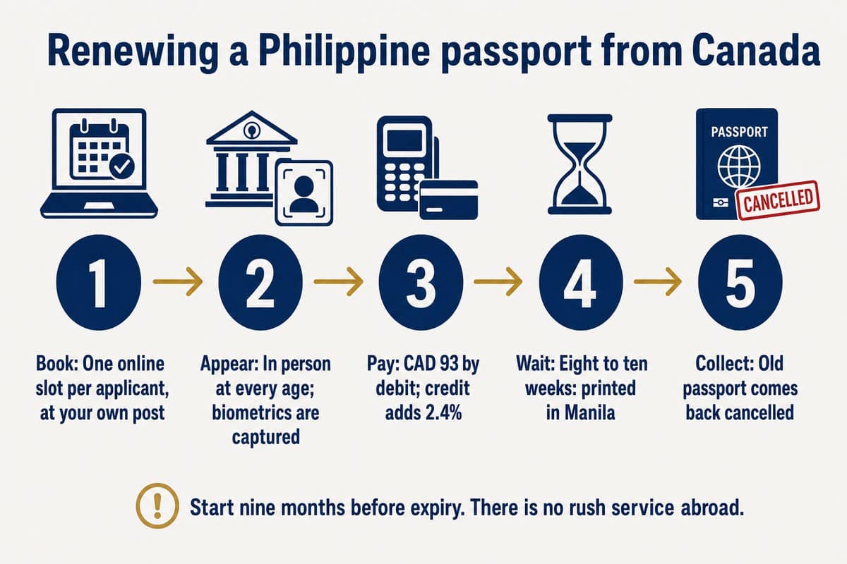 Renewing a Philippine passport from Canada